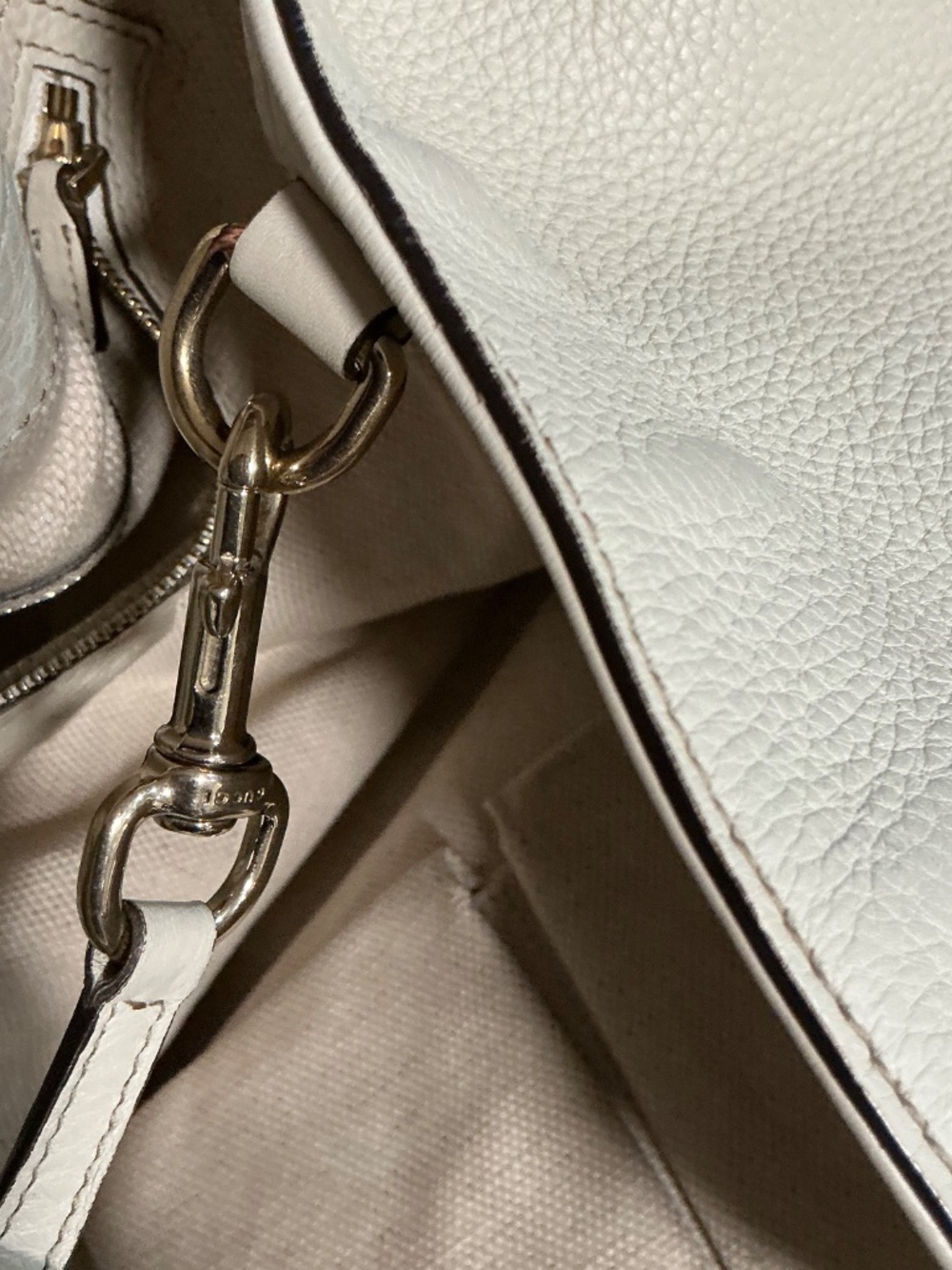 GUCCI SOHO large ivory tote bag - Picture 11 of 16